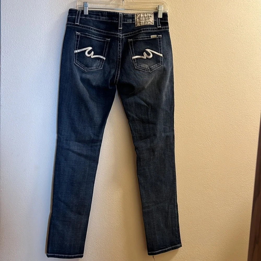 Anoname Paris Skinny Low Rise Straight Leg Jeans size 30